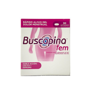 BUSCAPINA FEM CAJA X 90 TABLETAS